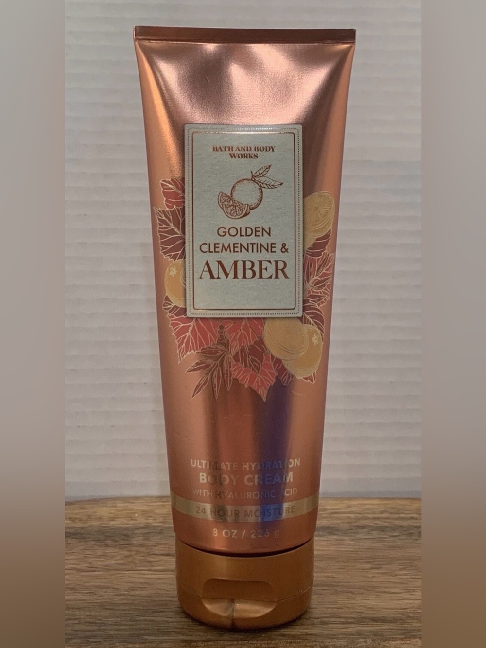 Bath and Body Works GOLDEN CLEMENTINE & AMBER Ultra Shea Body Cream ~ 8 fl.oz.
